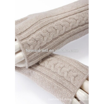 Christmas gift ,cashmere cable knitted arm sleeve